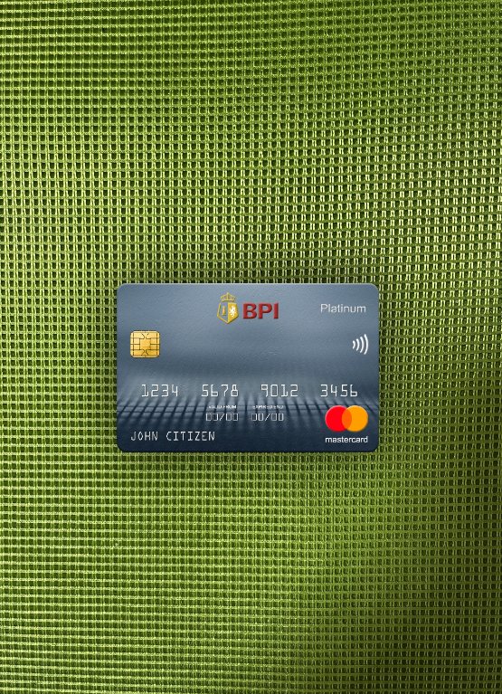 Download Philippines Bank of the Philippine Islands mastercard platinum photolook front Photoshop template